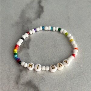“Hi Gay” Pride Friendship Bracelet [5 for $5]